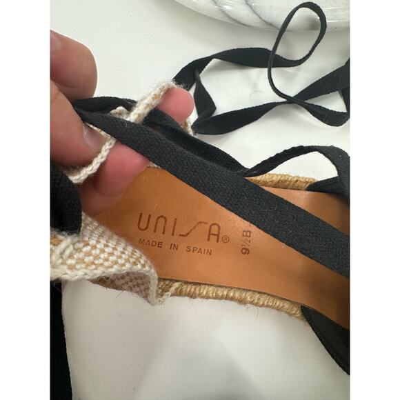 Unisa black and tan espadrille flats - Picture 6 of 6